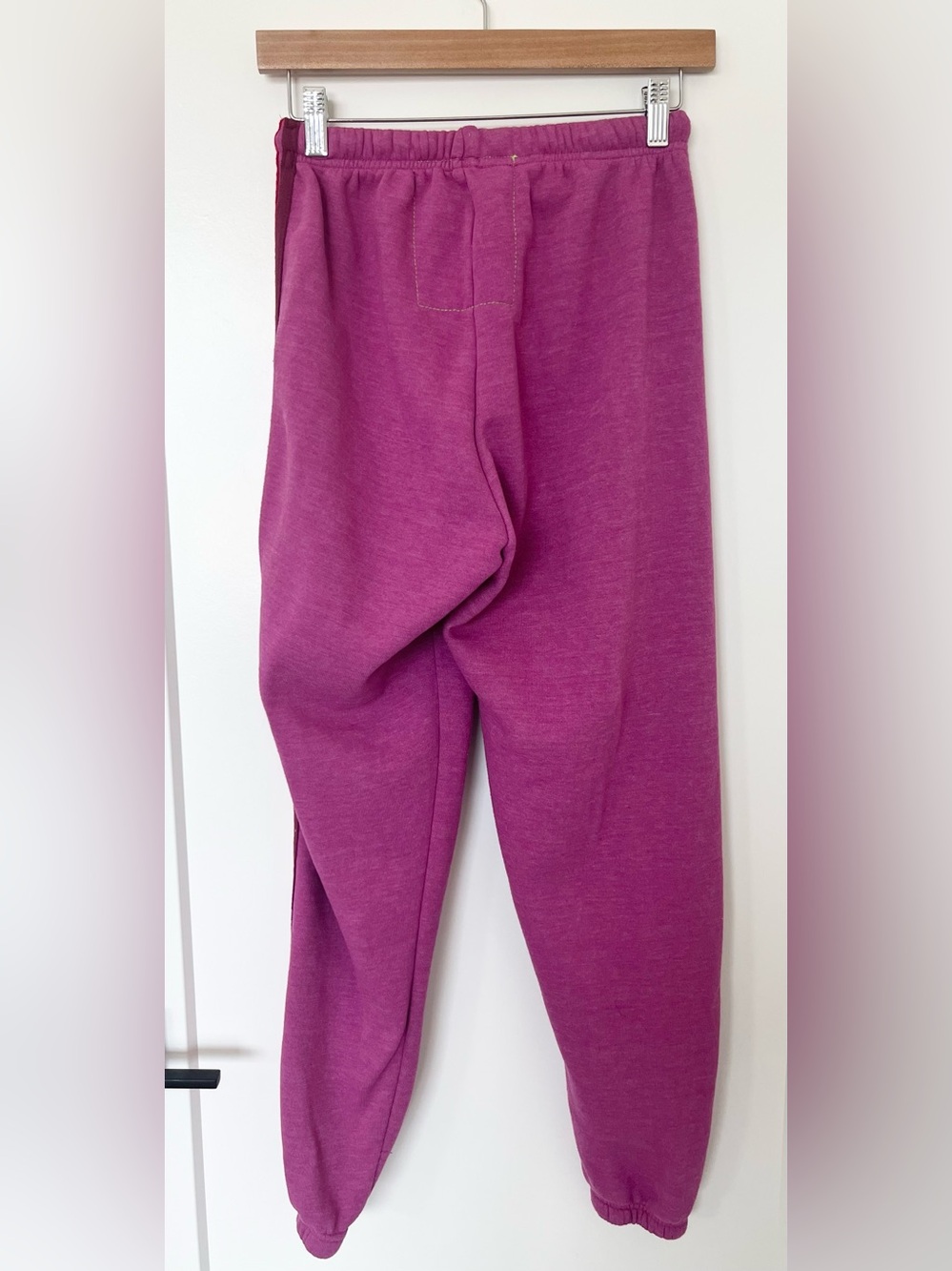 Aviator Nation 5 Stripe Sweatpants Magenta Orange Yellow Women’s Size Small - Picture 7 of 12